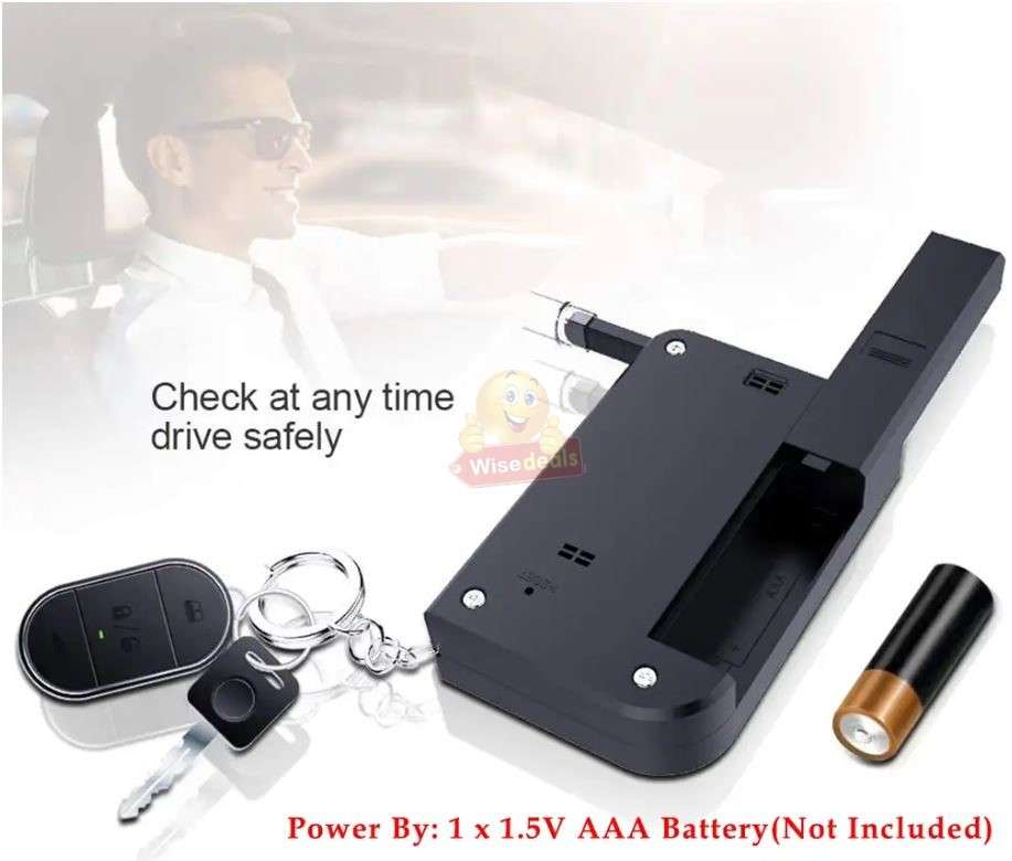 Portable Professional Breath Alcohol Detector with Digital LCD Display