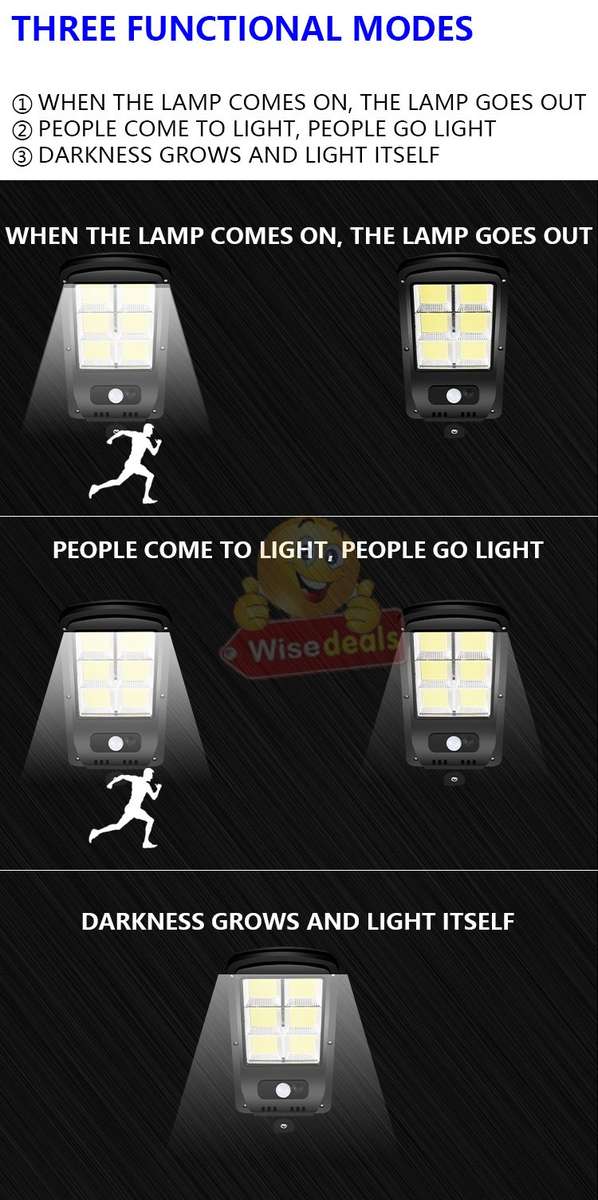 LED SOLAR Wall and Street Light with Remote Control