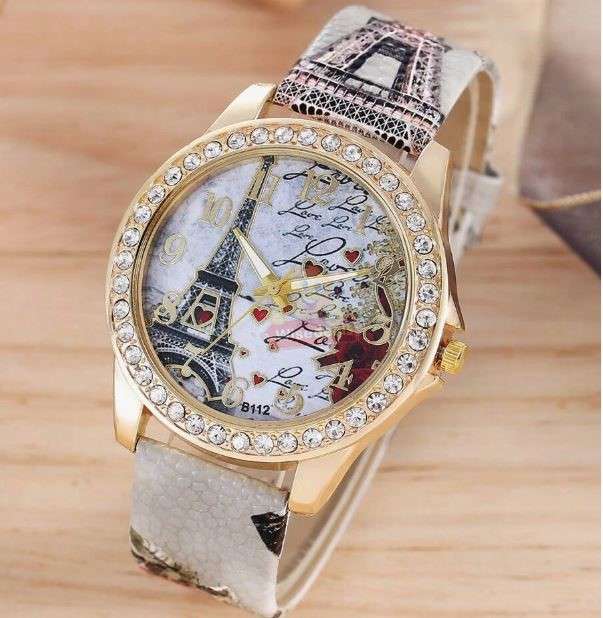 Elegant Paris Themed Eiffel Tower Ladies Watch in Complimentary Gift Box