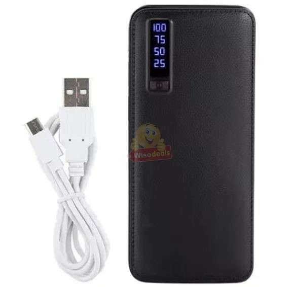3 USB Backup Power Bank large capacity 20 000mAh with Flashlight charge 3 devices simultaneously