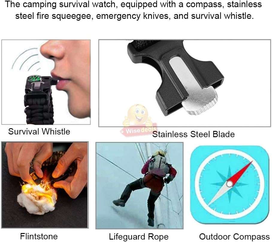 Survival Watch with lots of Features and Accessories