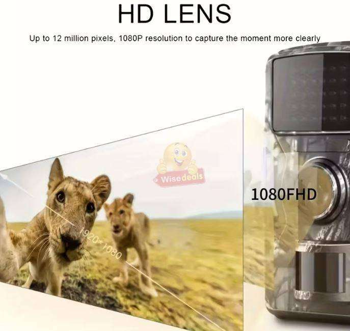 12MP TC200 Waterproof HD Night Vision Hunting Trail Camera