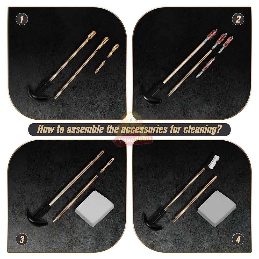Universal Pistol and Gun Cleaning Case Kit