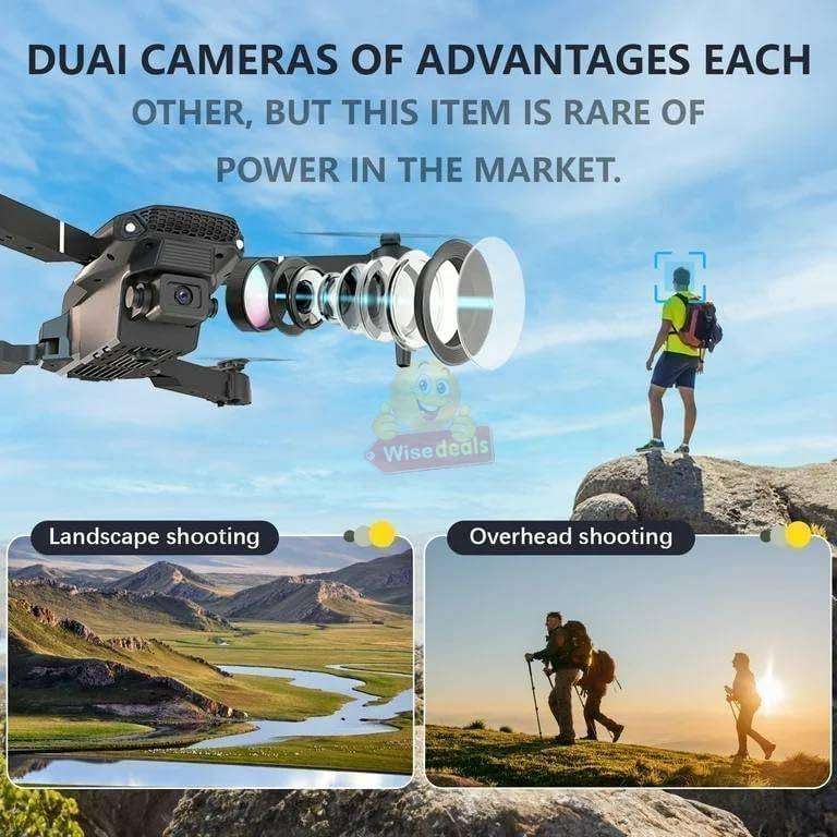 Dual Camera E88 Max 4K Drone with Accessories