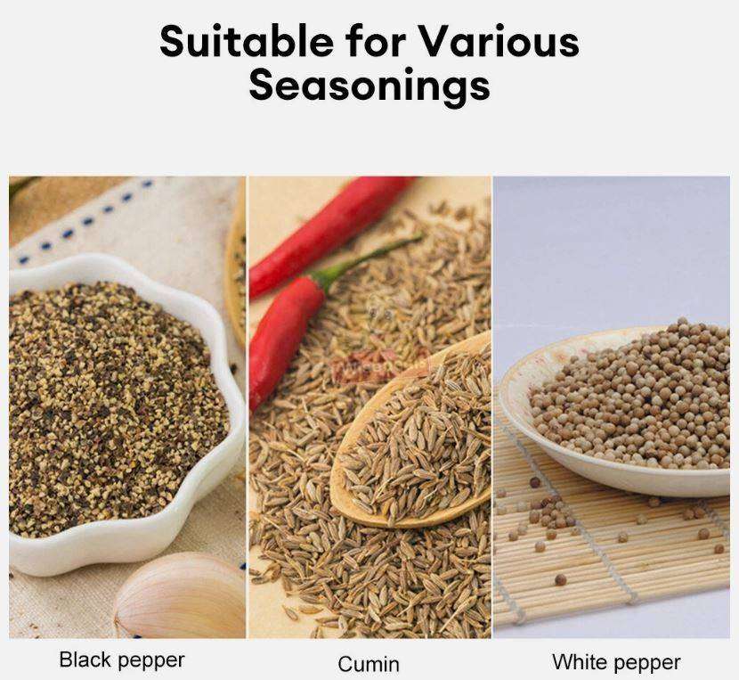 Stainless Steel Pressing Pepper Mill