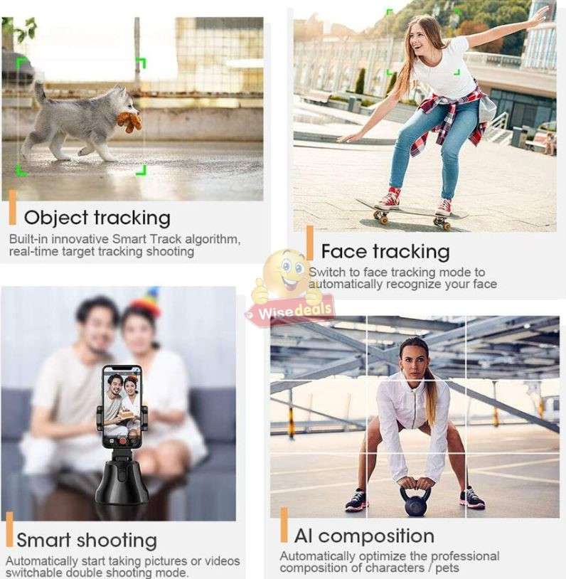 Smart Remote-Control Recording by Apai Genie Object Tracking Multi-angle Android & IOS