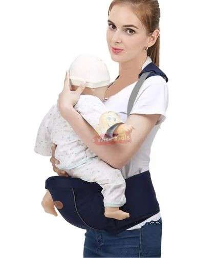 Portable Infant Baby Safe Waist Chair in Blue