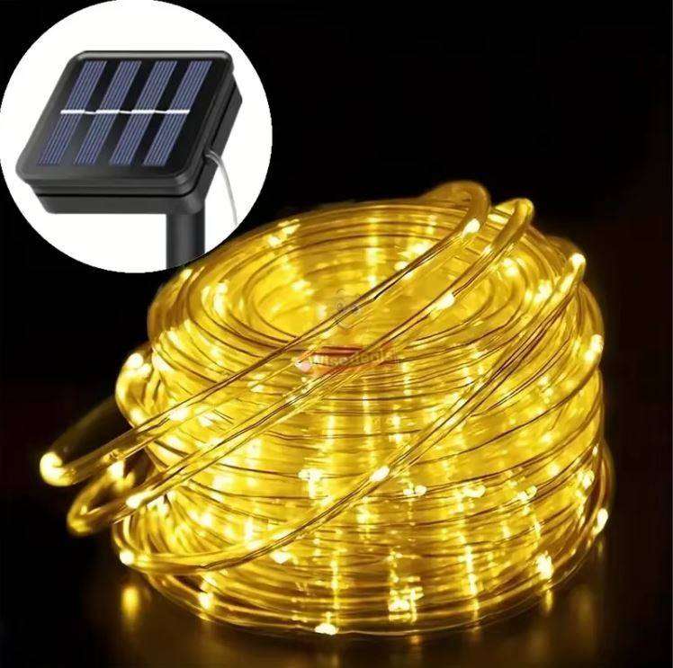 10m LED Solar String Tube Lights