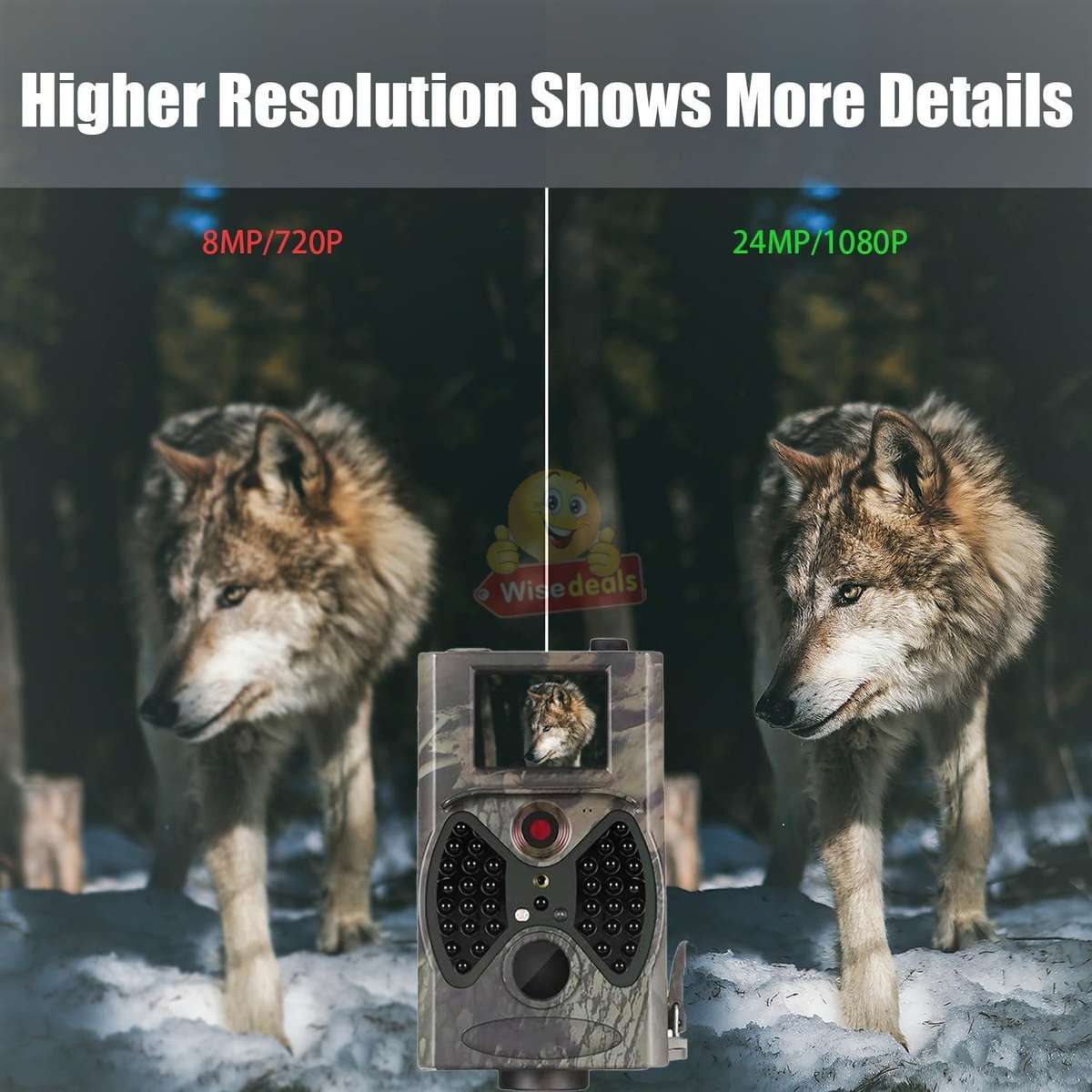 16MP Trial Camera with Remote Control and Accessories High-Quality Photos and Videos