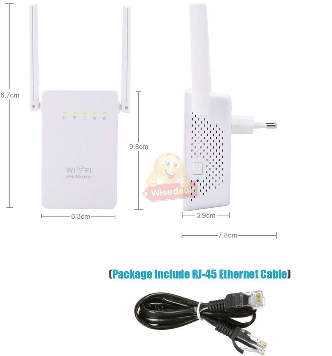 WIFI Extender and Mini Router to extend WIFI signal