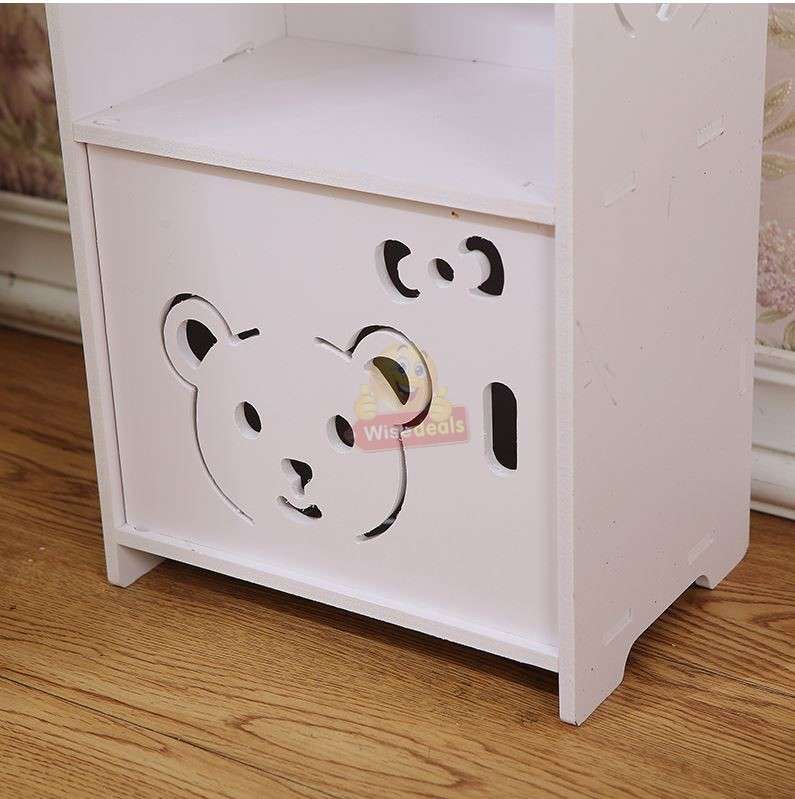 Mini Multi-Functional Bear Organiser Rack Bedside Table