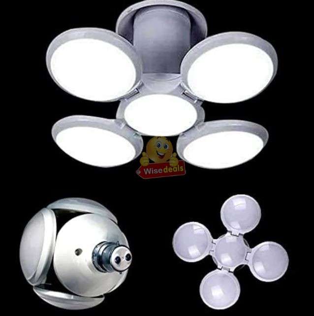 40W E27 Deformable LED Folding Football UFO Light