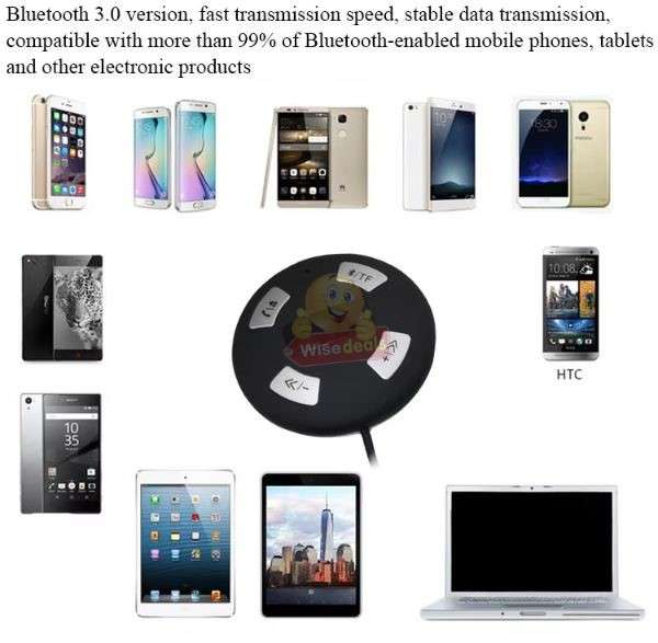 Mini Bluetooth Music Receiver FM Transmitter TF Card Car Mp3 Music Play