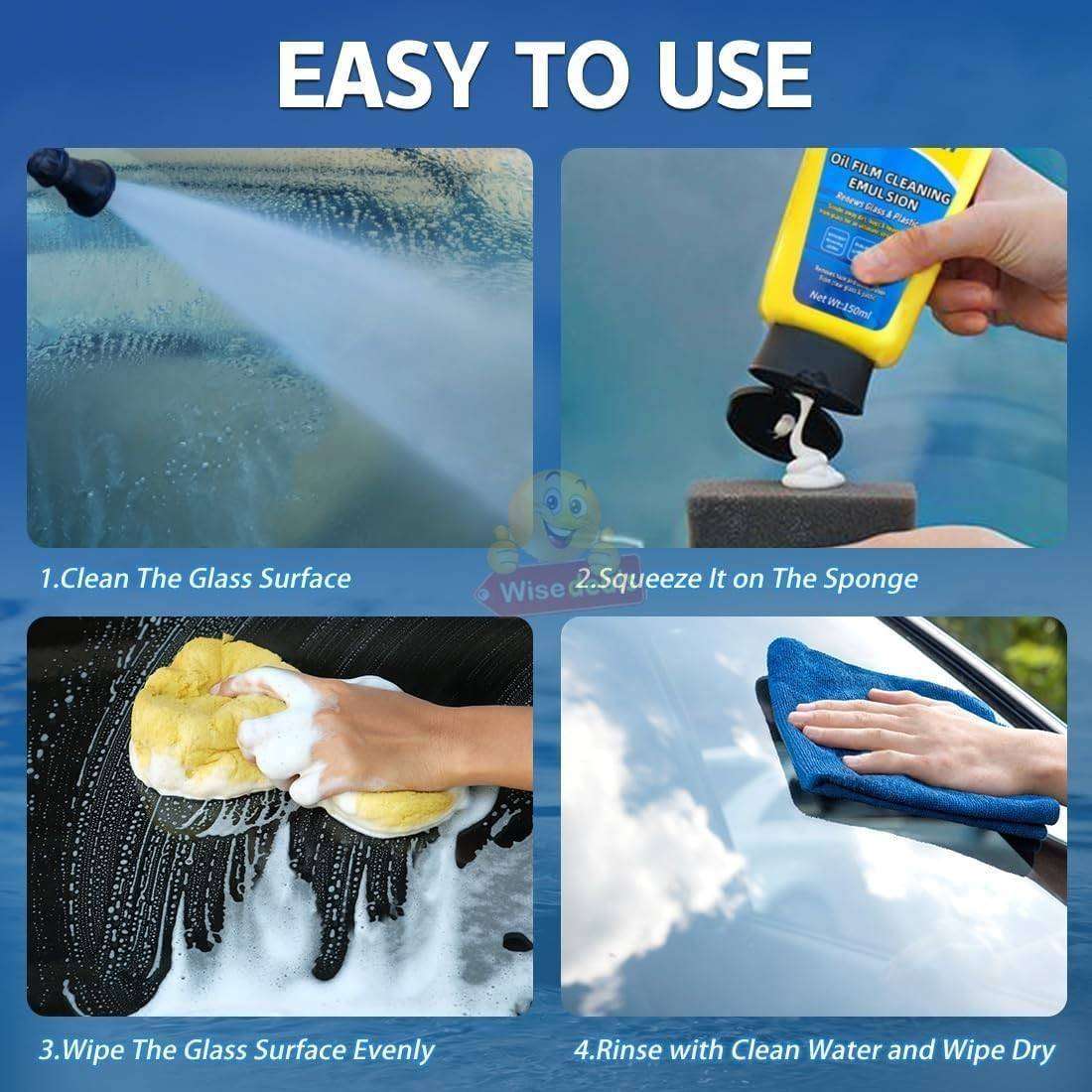 Windscreen and Window Oil Film Cleaner