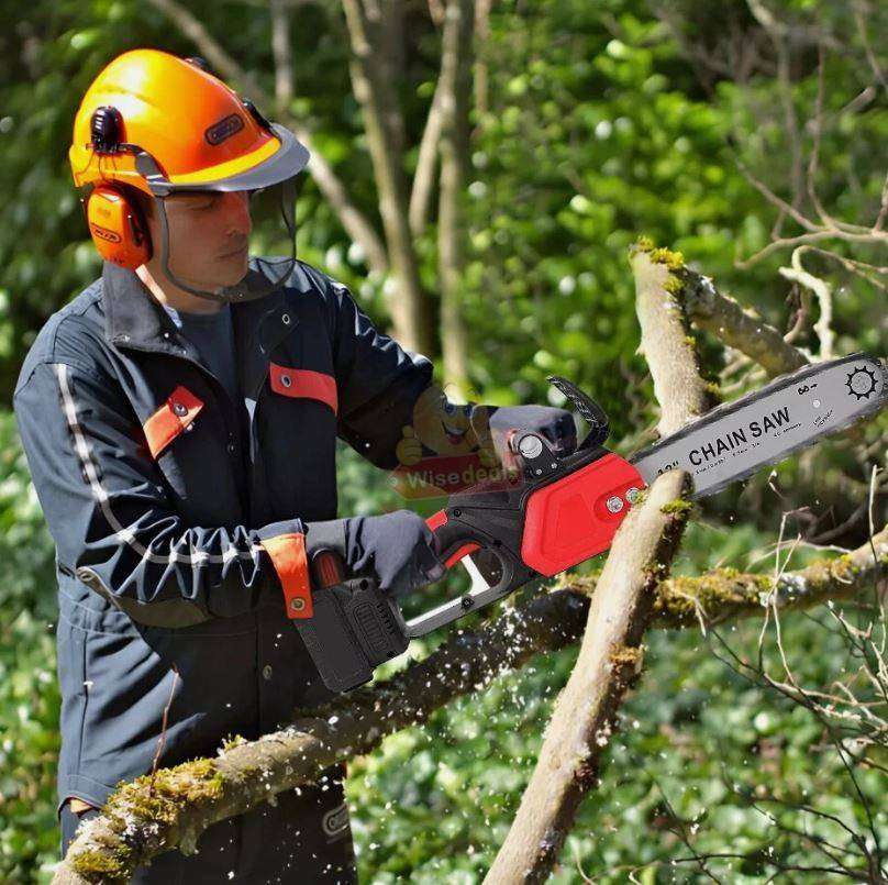 Large 12 Inch Cordless Chainsaw 21V