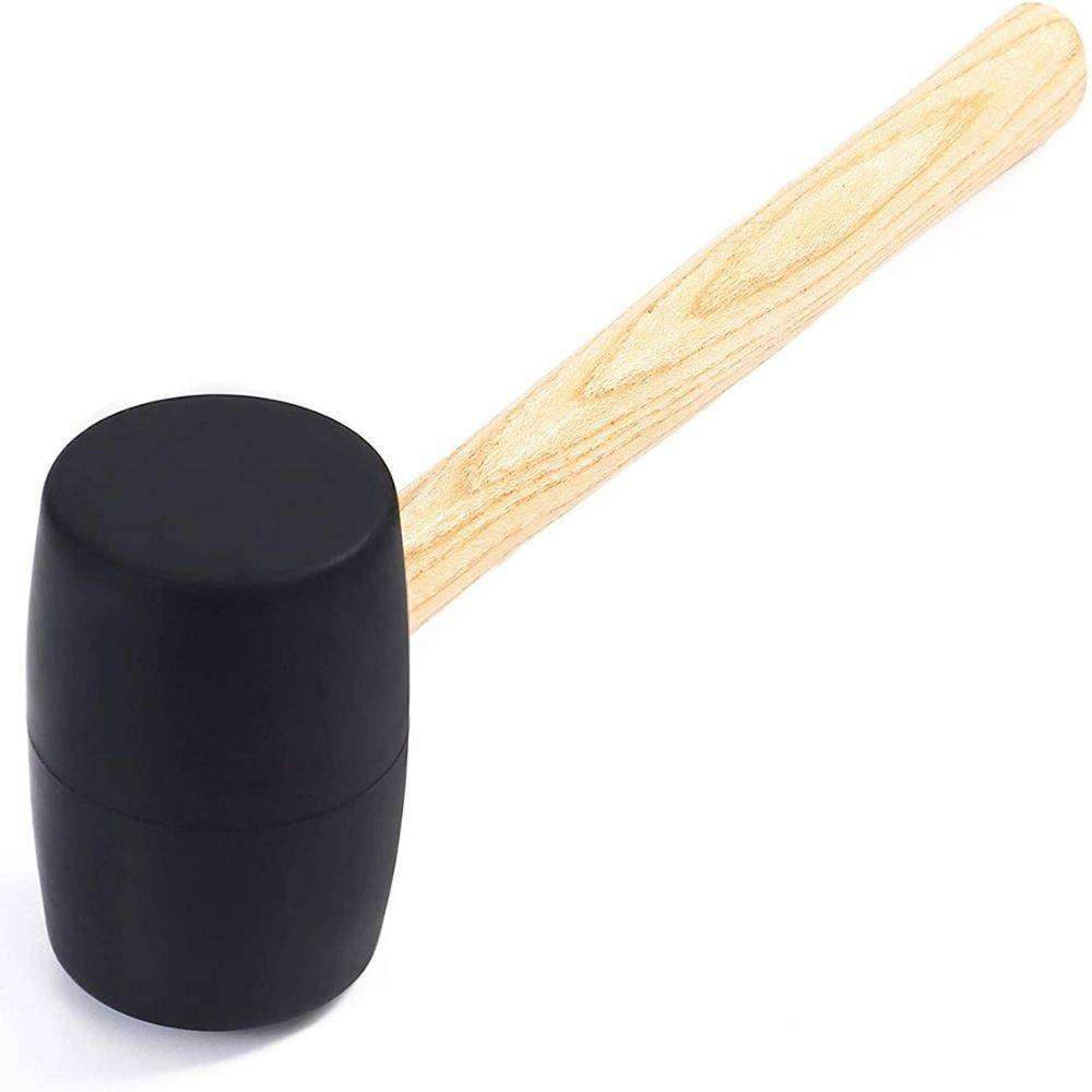 Rubber Mallet with wooden handle