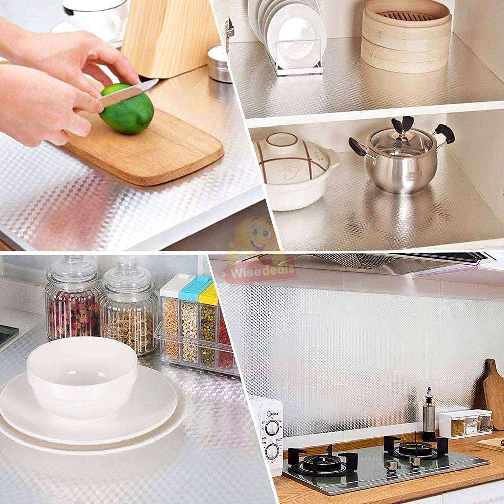 60cm X 200cm Self-adhesive Aluminium Foil Sticker Roll