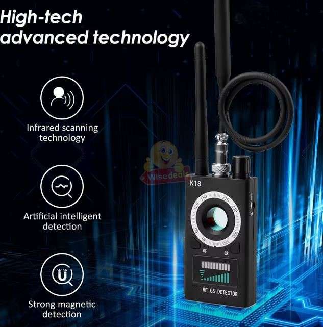 Wireless Signal Laser Lens GSM Camera Audio Detector GPS Tracking
