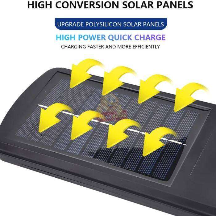 200W LED JT-Clear Remote Controlled Solar Wall Light