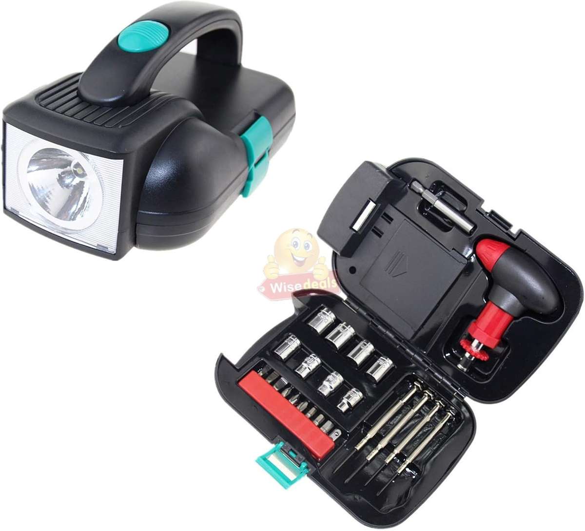 24 Piece Flashlight and Tool Set in 1