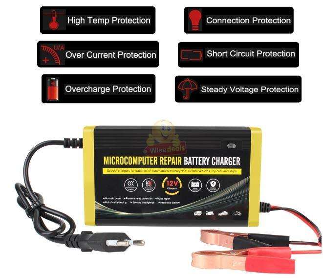 12V 6A Intelligent Battery Charger