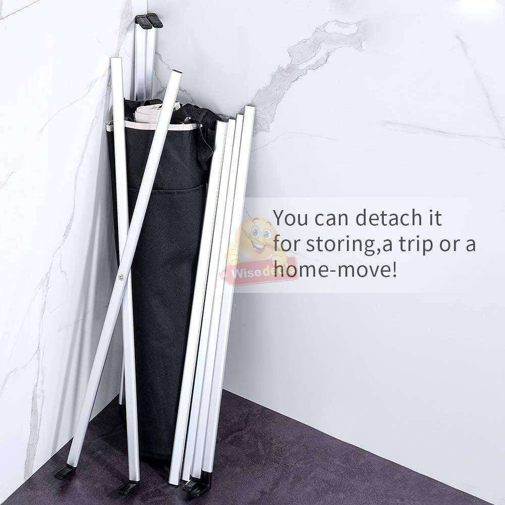Portable Laundry Basket with Sections