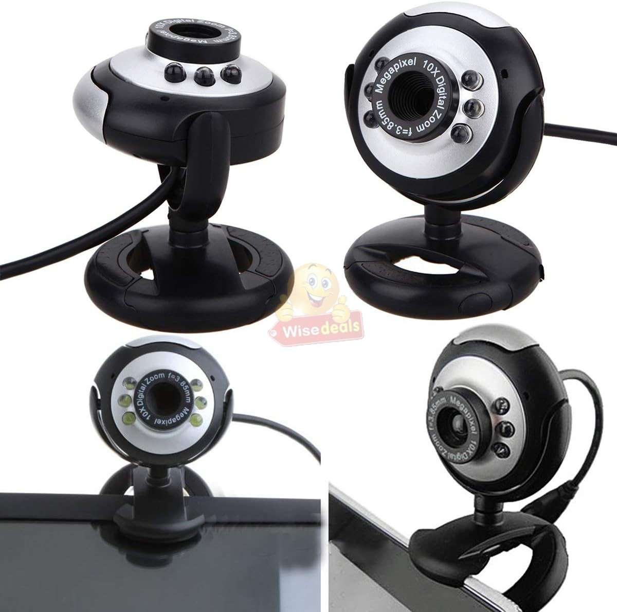 Mini USB Laptop Desktop HD Webcam with Microphone