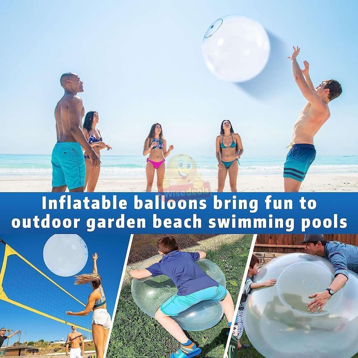 Giant Water filled or without water playing ball 120cm x 120cm