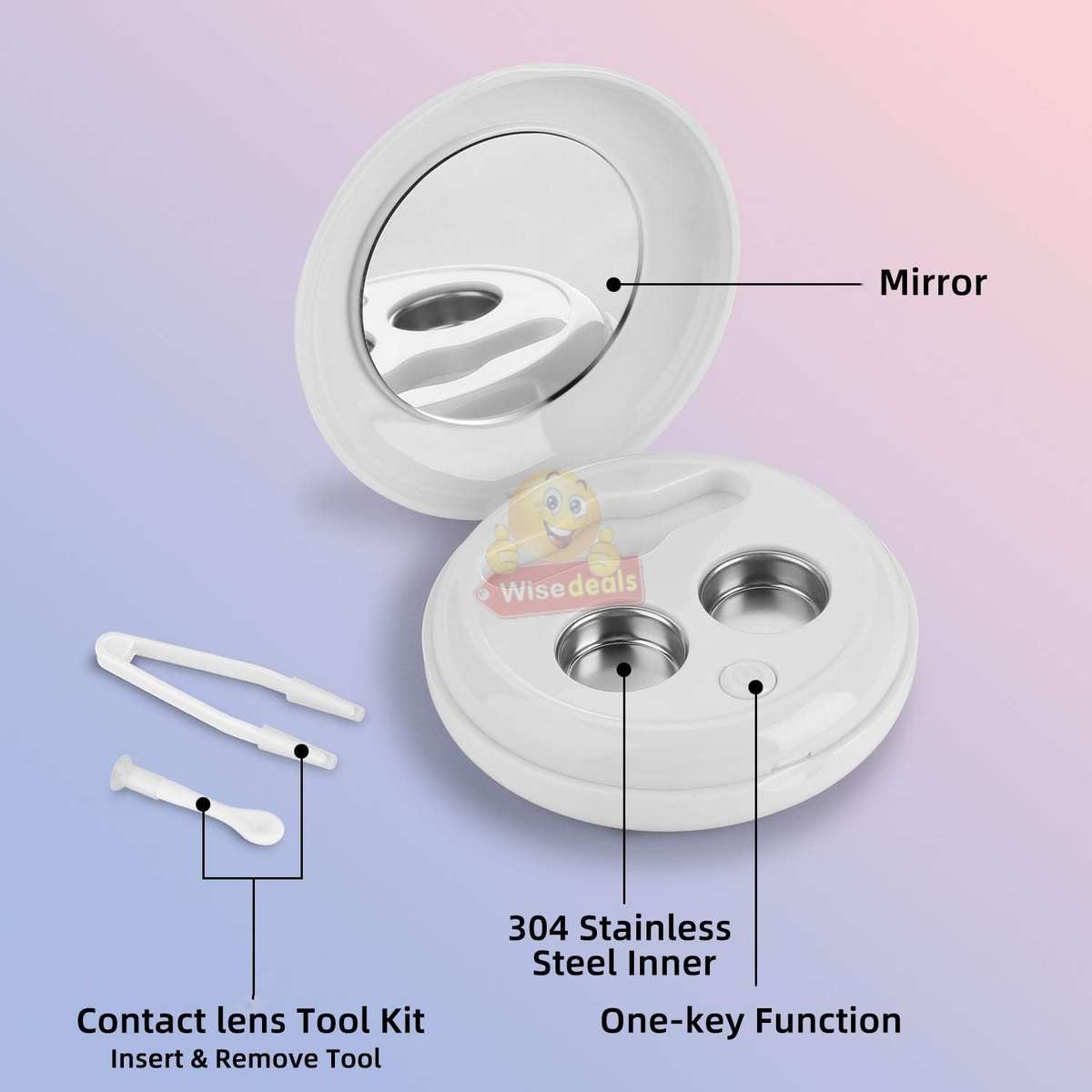 High-Frequency Ultrasonic Contact Lens Cleaner