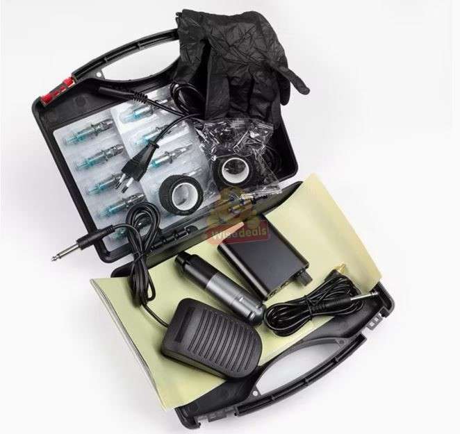 Tattoo Kit with Lots of Accessories in a Handy Carry Case