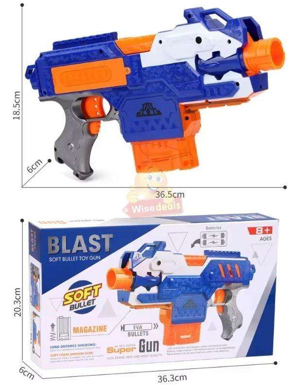 Soft Bullet Elite Disruptor Toy Gun with Accessories