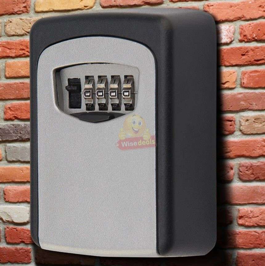 Outdoor wall mounted Key Safe with combination lock