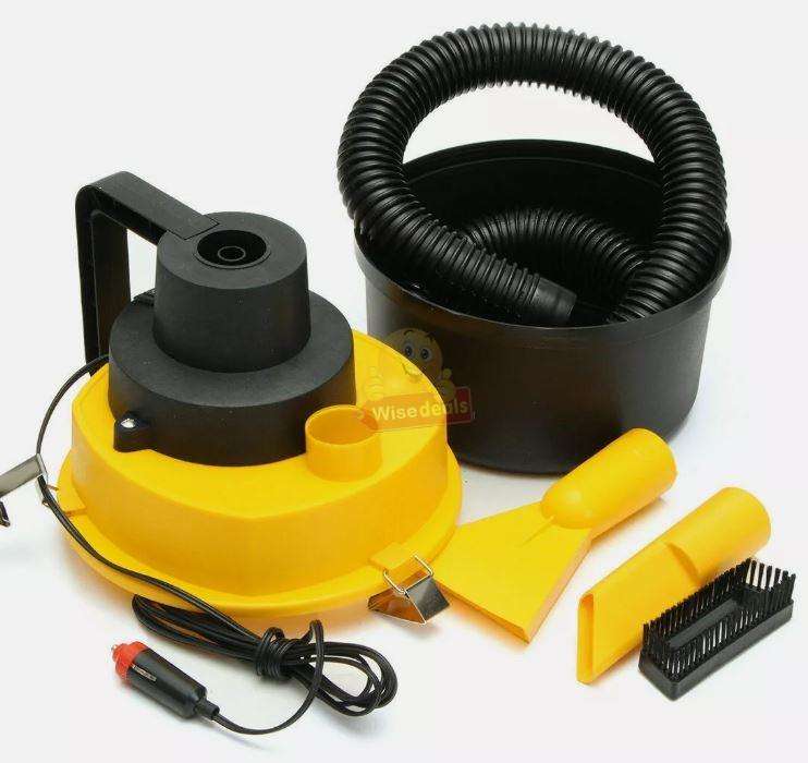 Large Tyre Inflator Plus Wet and Dry Vacuum Cleaner