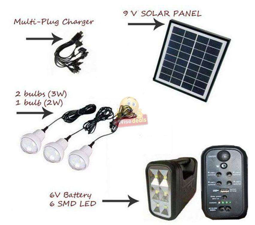 Solar Home Light and Charging System