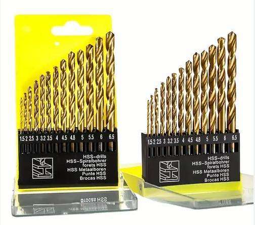 13 Piece High-speed Steel Drill Bit Set