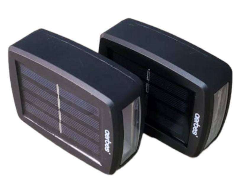 Twin Pack LED Solar Wall Light