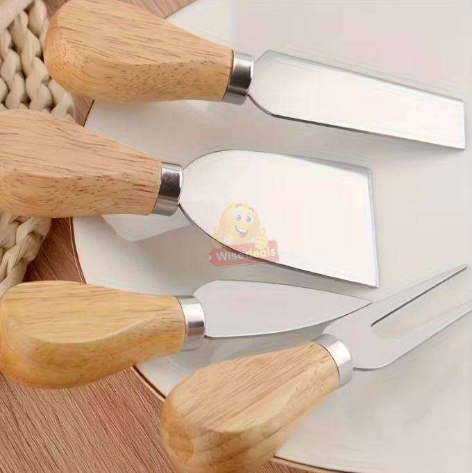 5 Piece Stainless Steel Cheese Set