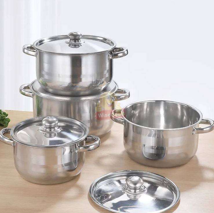 Cookware Set 8 Piece Stainless Steel