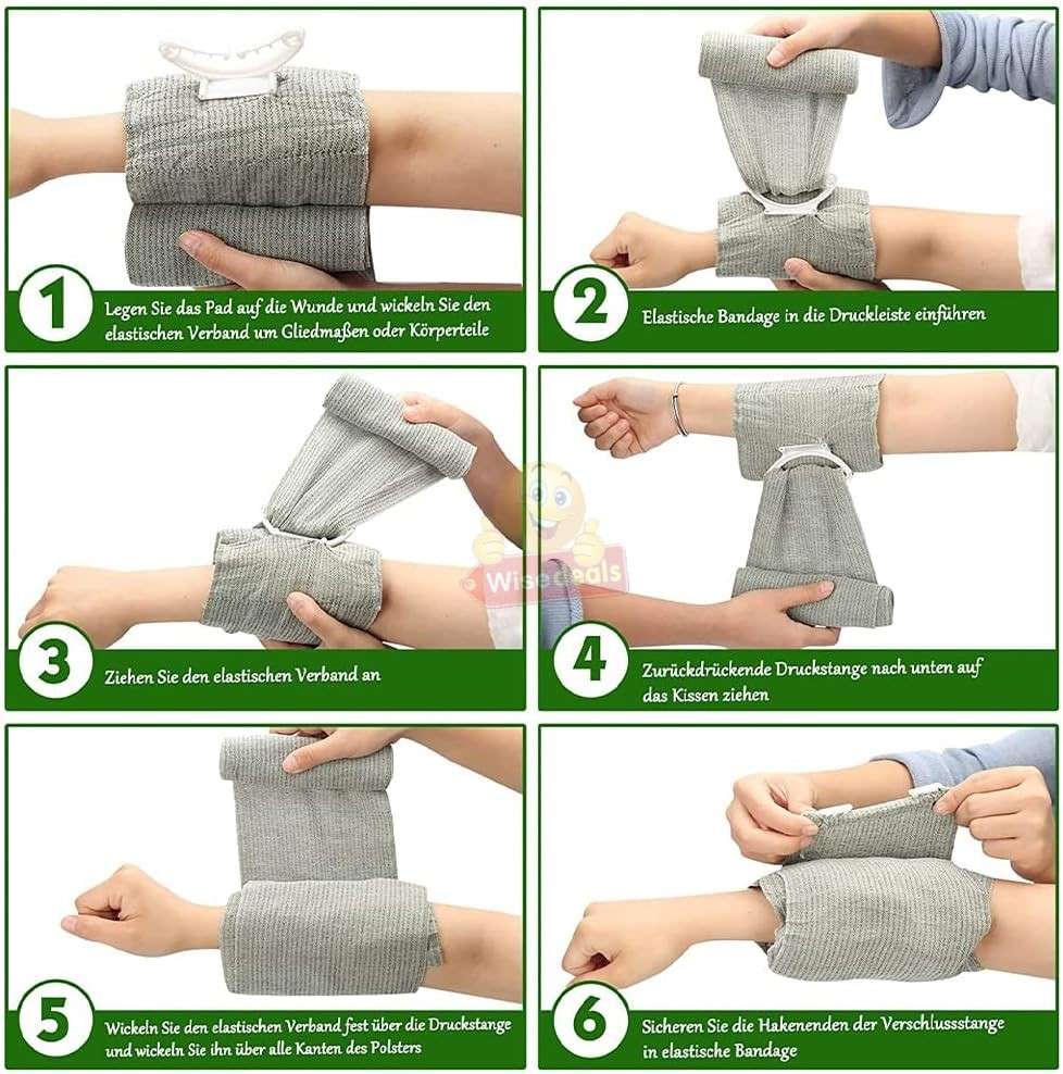 6 Inch Vacuum Sealed Multi-Purpose Emergency Bandage