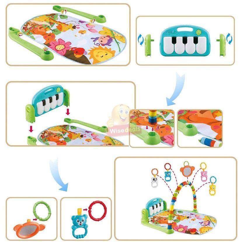 Educational Babys Piano Gym Mat
