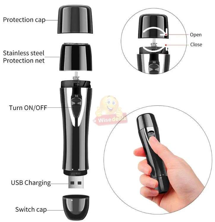 4 in 1 Multifunctional Shaver for Ladies