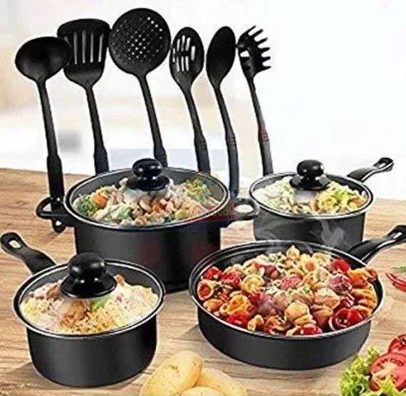 13 Piece Value Pack Cookware and Utensil Set
