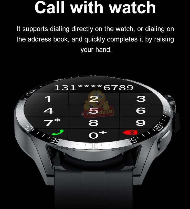 Smart Watch with 3 Straps