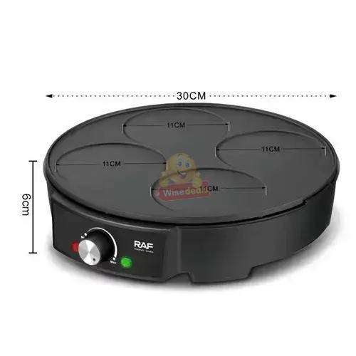 RAF 4 Hole Aluminium non-stick Pancake Maker
