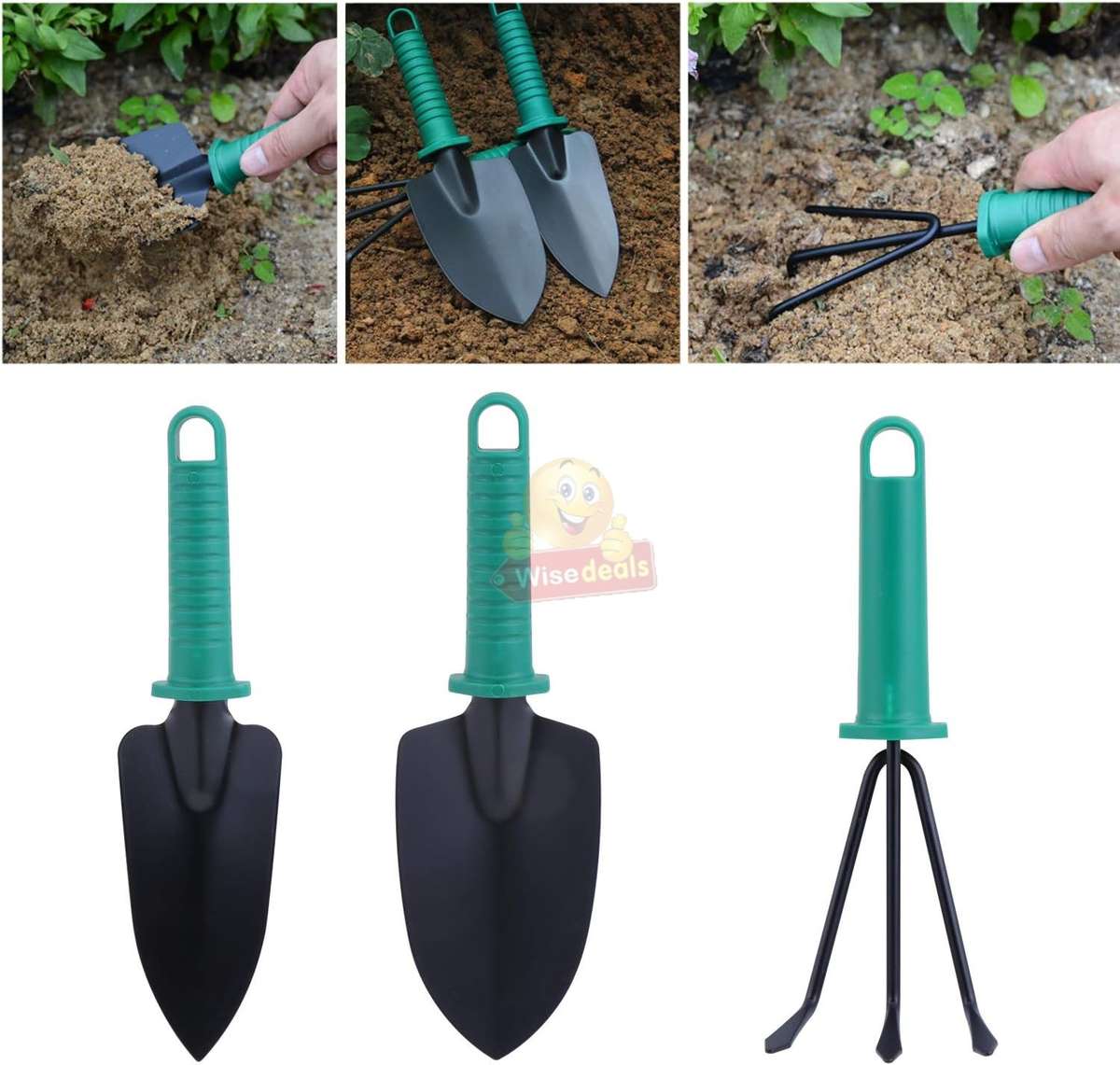 5 Piece Stainless Steel Garden Tool Set in a Secure and Durable Carry Case