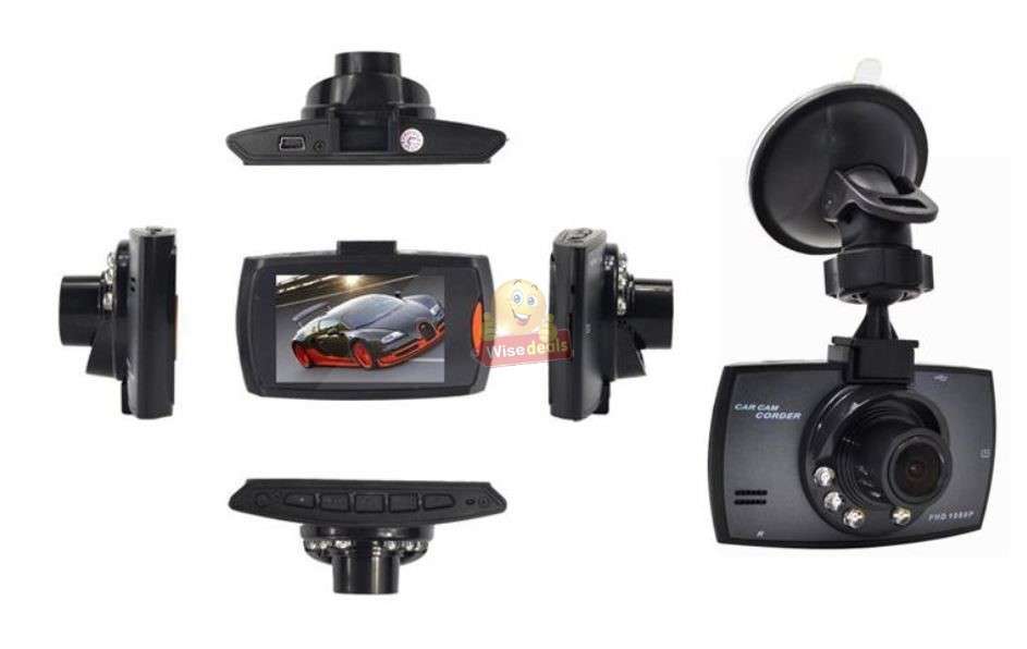 Car Dash Cam full HD with G-Sensor Motion Detection Loop-Cycle Recording