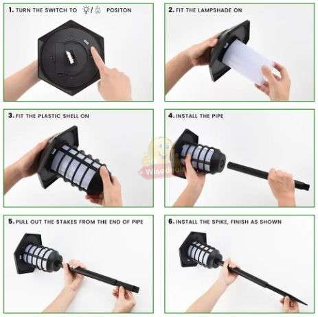 Dancing Flame and White Light 2 Piece Light Set