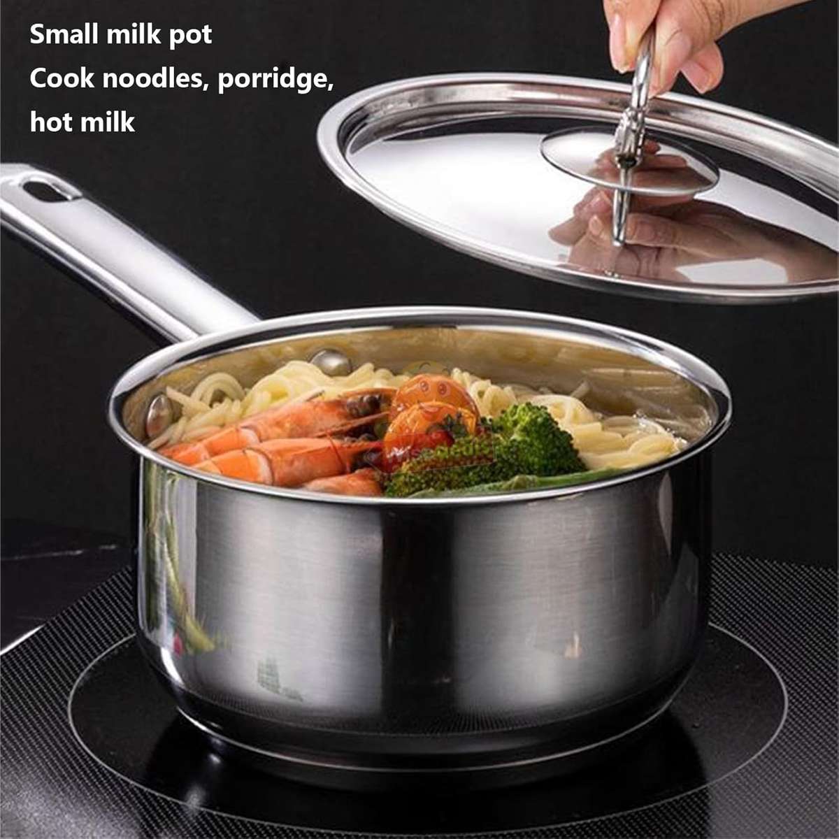 15 Piece Stainless Steel Mirror Polished Cookware set