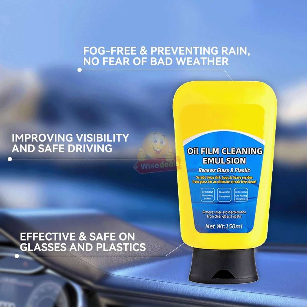 Windscreen and Window Oil Film Cleaner