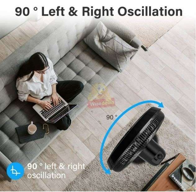 18 Adjustable Stand Fan with 3 Speed Controls